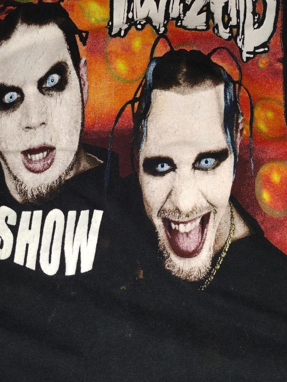 Vintage Twiztid Black Orange Graphic Short Sleeve Tee